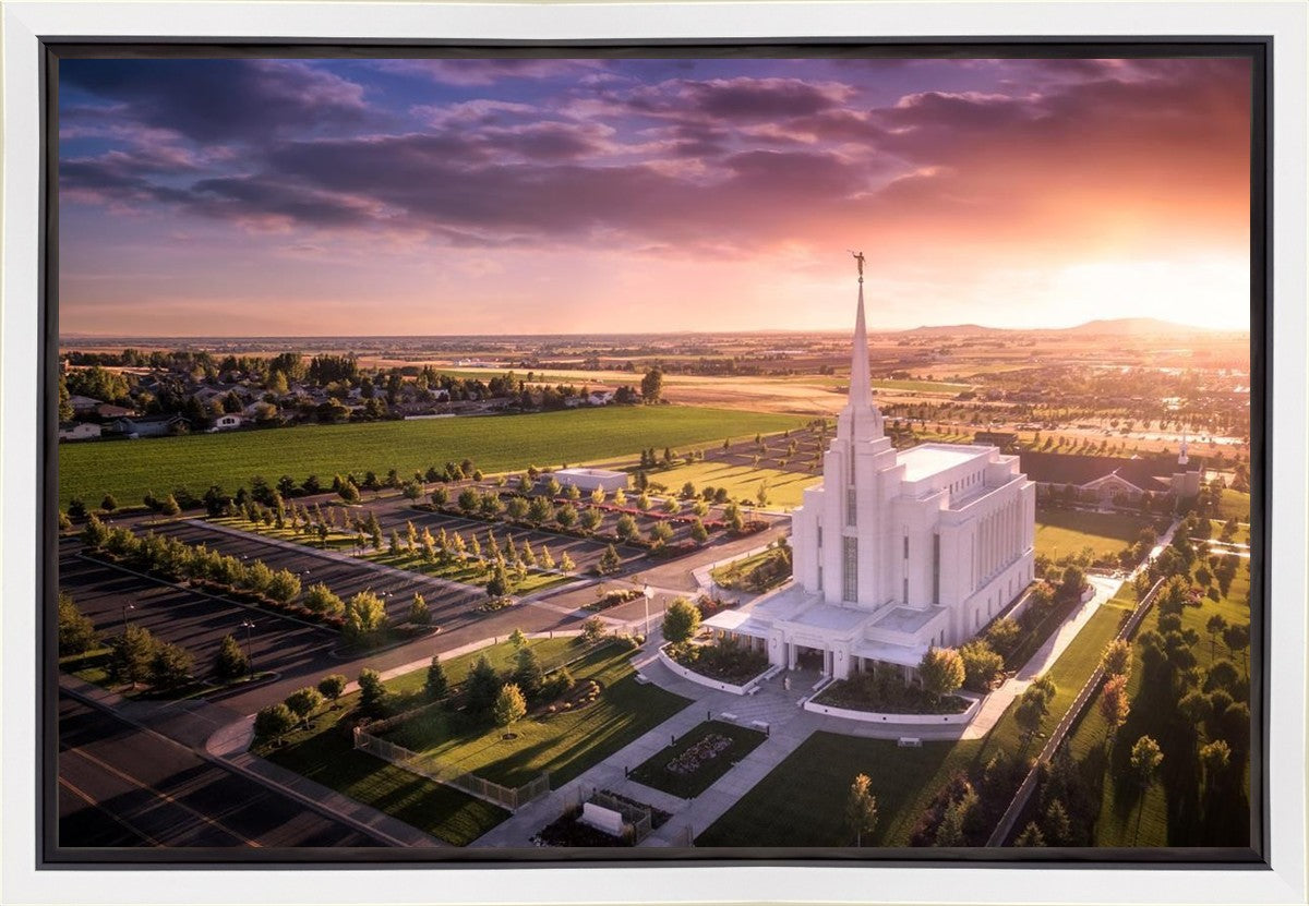 Rexburg Evening from on High Gallery Wrap