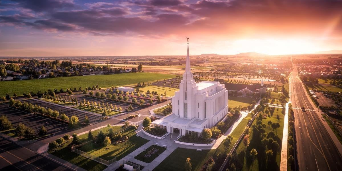 Rexburg Evening from on High Gallery Wrap