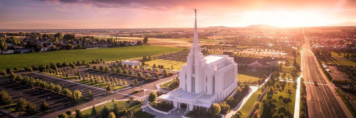 Rexburg Evening from on High Gallery Wrap