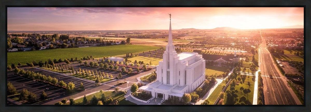 Rexburg Evening from on High Gallery Wrap