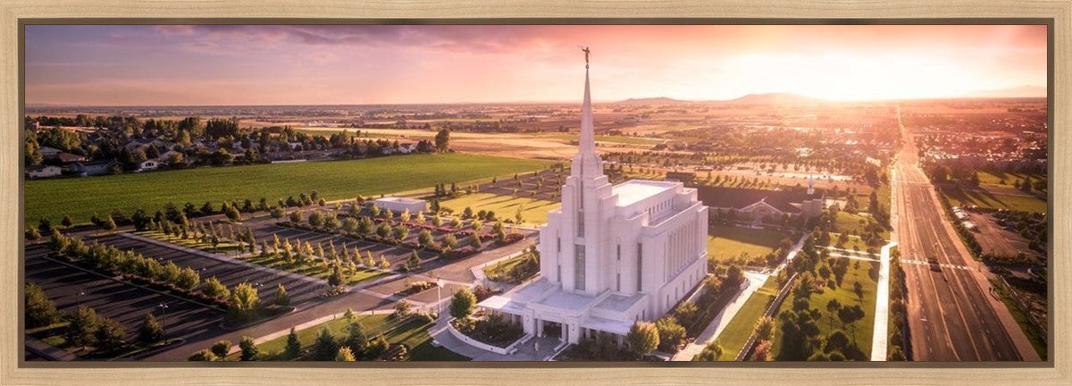 Rexburg Evening from on High Gallery Wrap