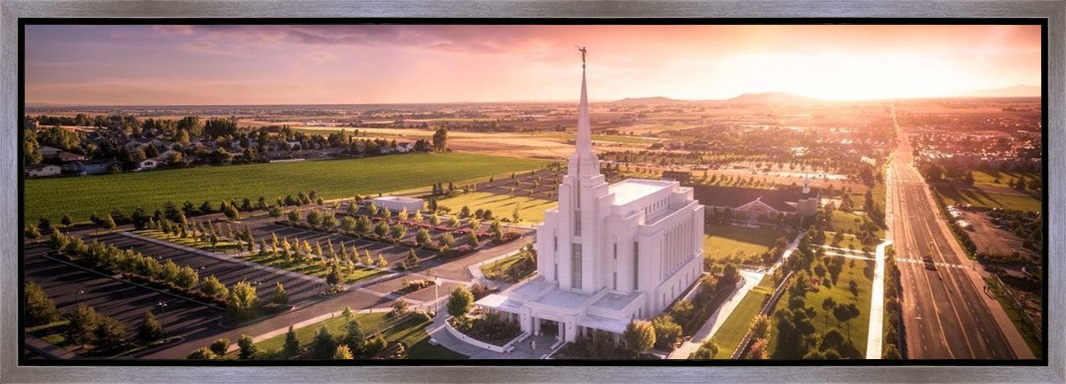 Rexburg Evening from on High Gallery Wrap