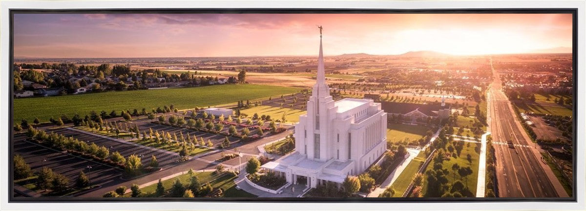 Rexburg Evening from on High Gallery Wrap