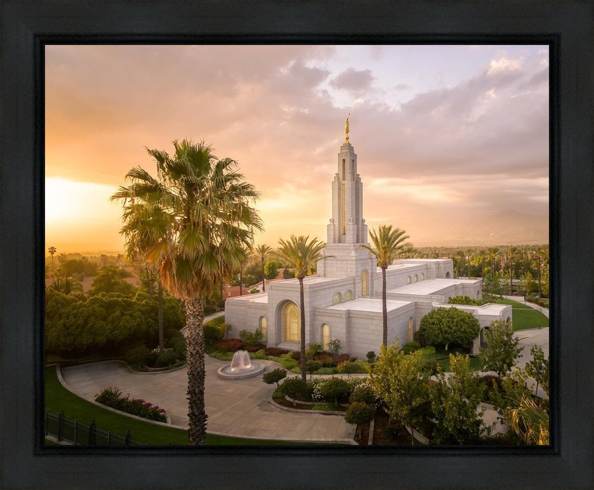 Redlands Golden from on High Gallery Wrap