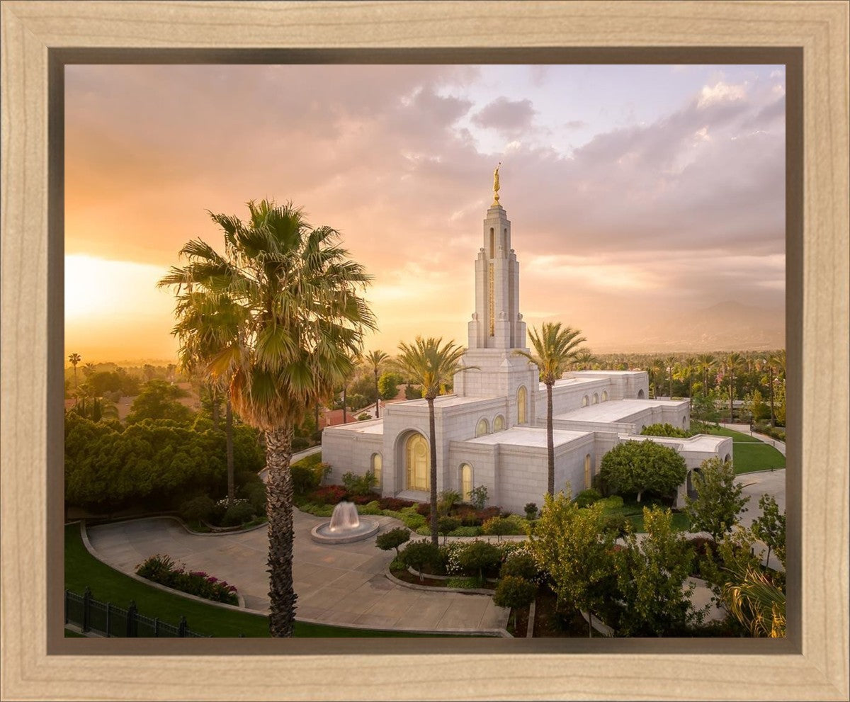 Redlands Golden from on High Gallery Wrap