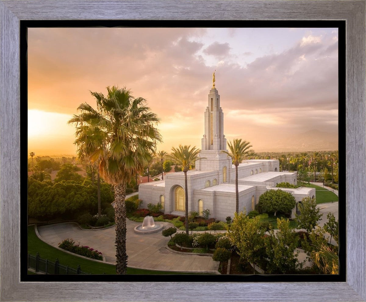 Redlands Golden from on High Gallery Wrap