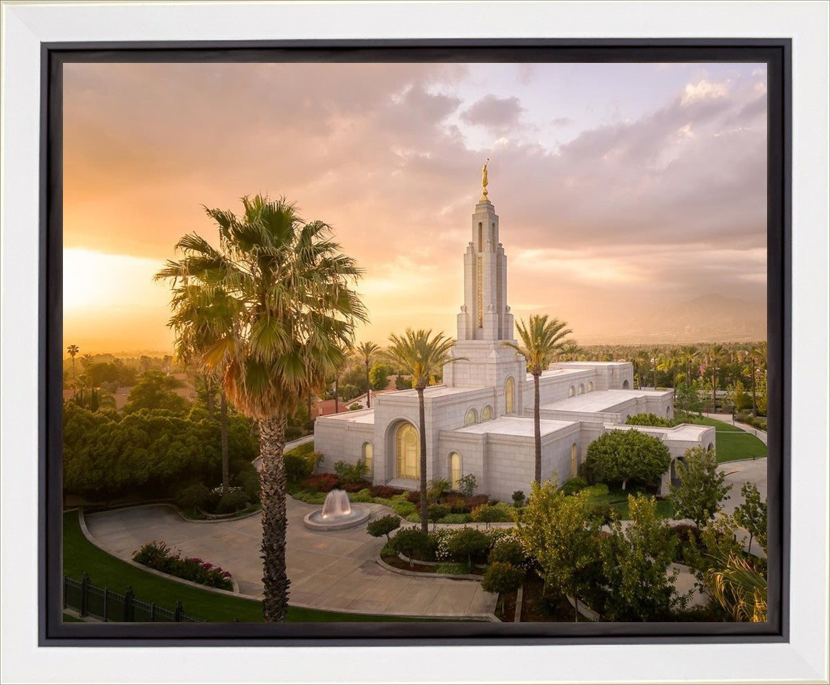 Redlands Golden from on High Gallery Wrap