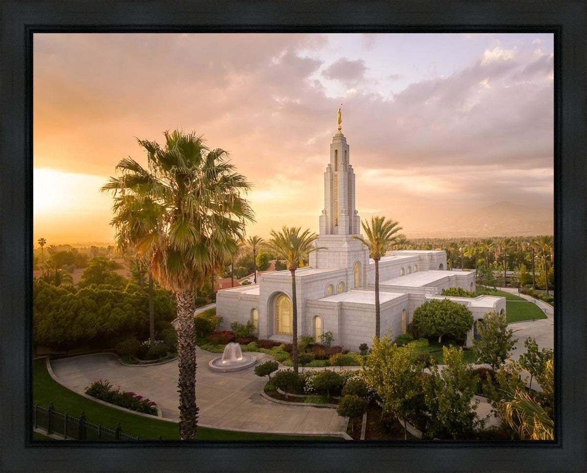Redlands Golden from on High Gallery Wrap