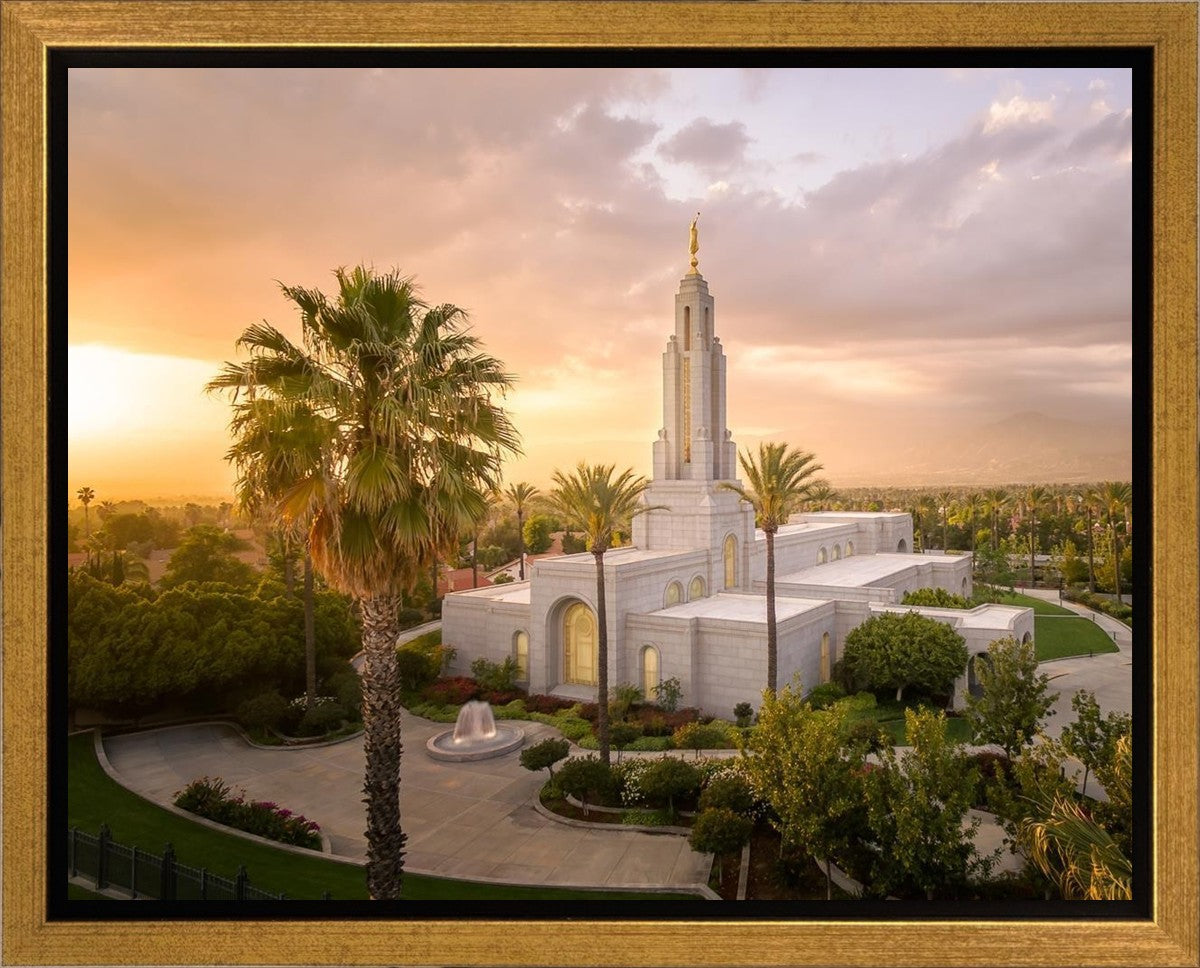 Redlands Golden from on High Gallery Wrap