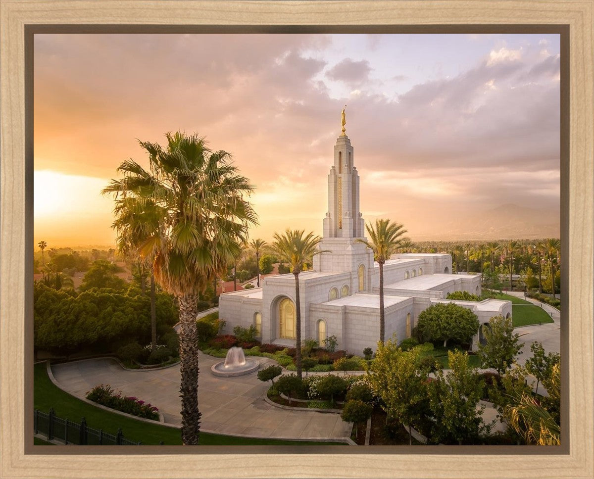 Redlands Golden from on High Gallery Wrap