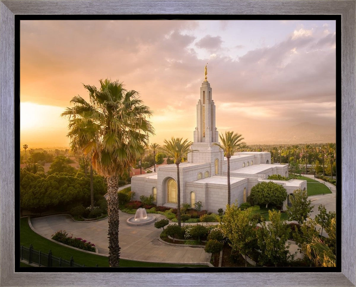 Redlands Golden from on High Gallery Wrap