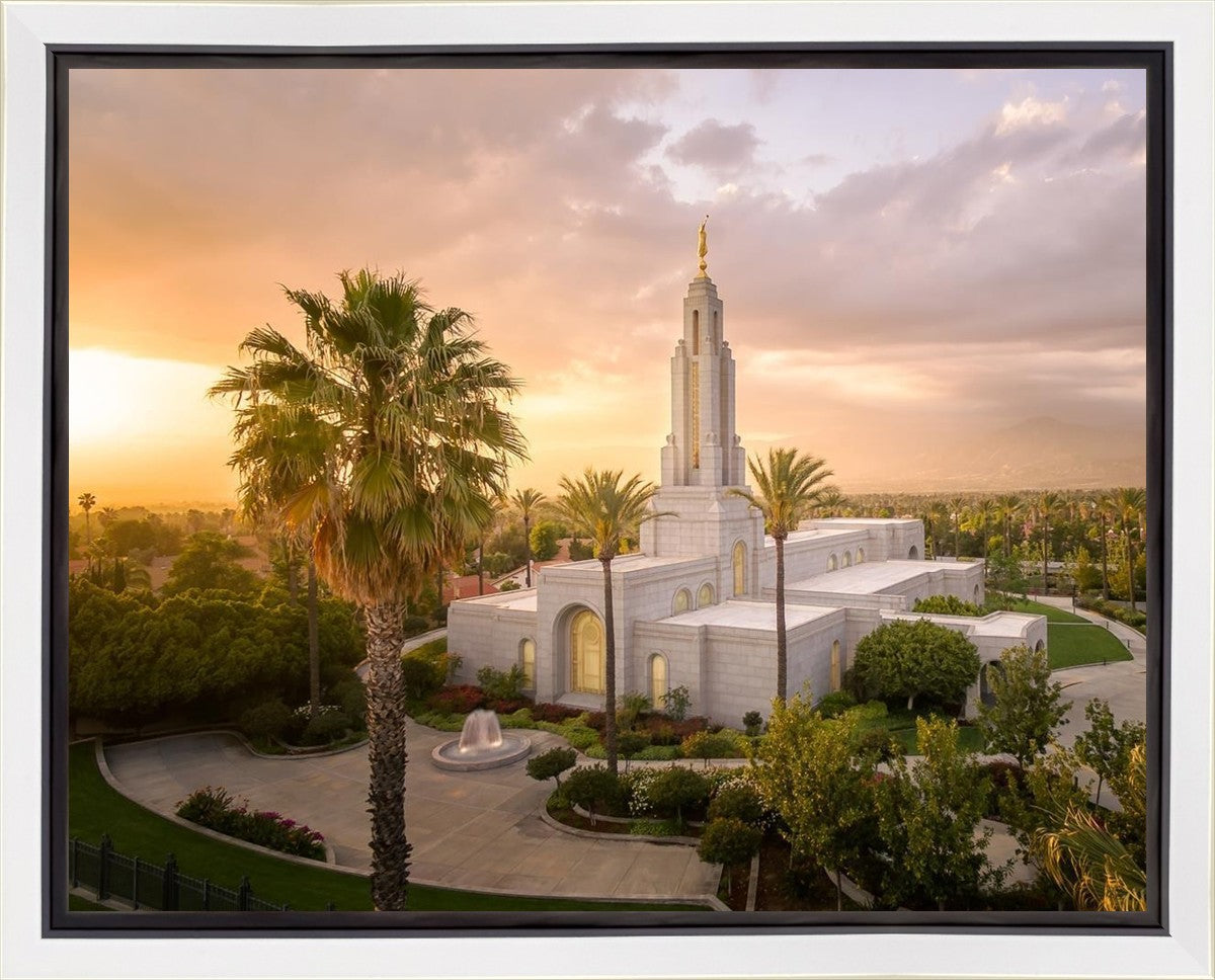 Redlands Golden from on High Gallery Wrap