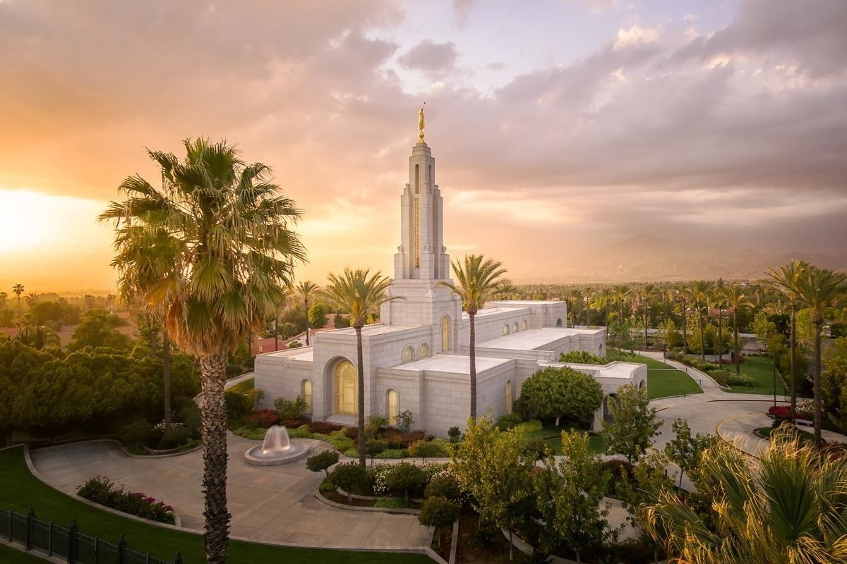 Redlands Golden from on High Gallery Wrap
