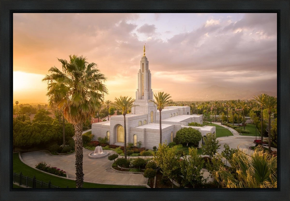 Redlands Golden from on High Gallery Wrap