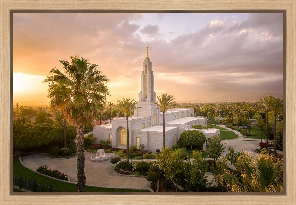 Redlands Golden from on High Gallery Wrap