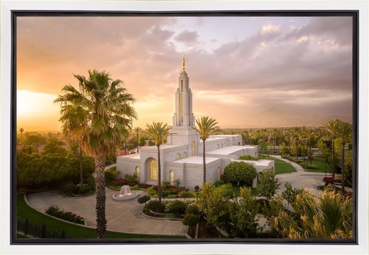 Redlands Golden from on High Gallery Wrap