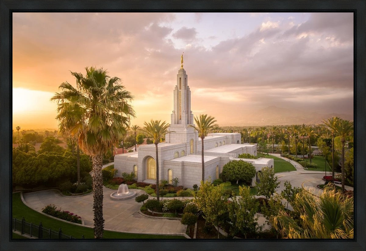 Redlands Golden from on High Gallery Wrap