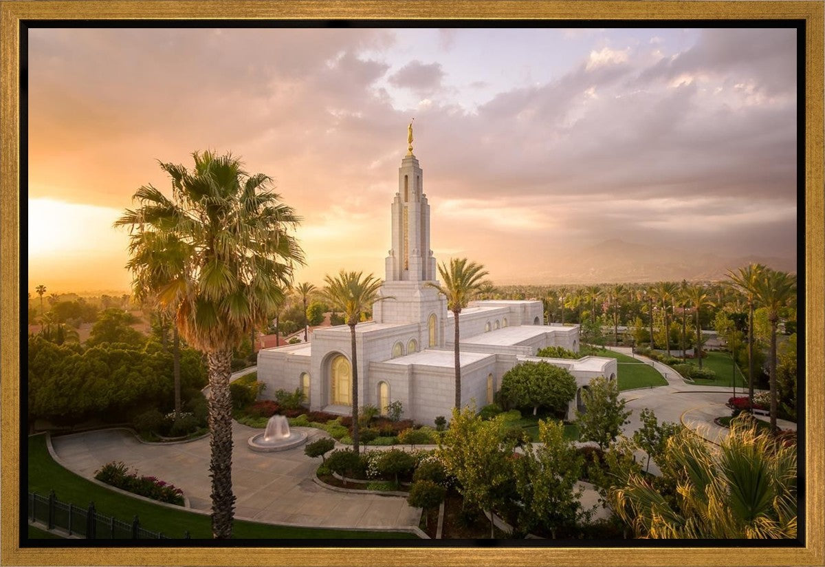 Redlands Golden from on High Gallery Wrap