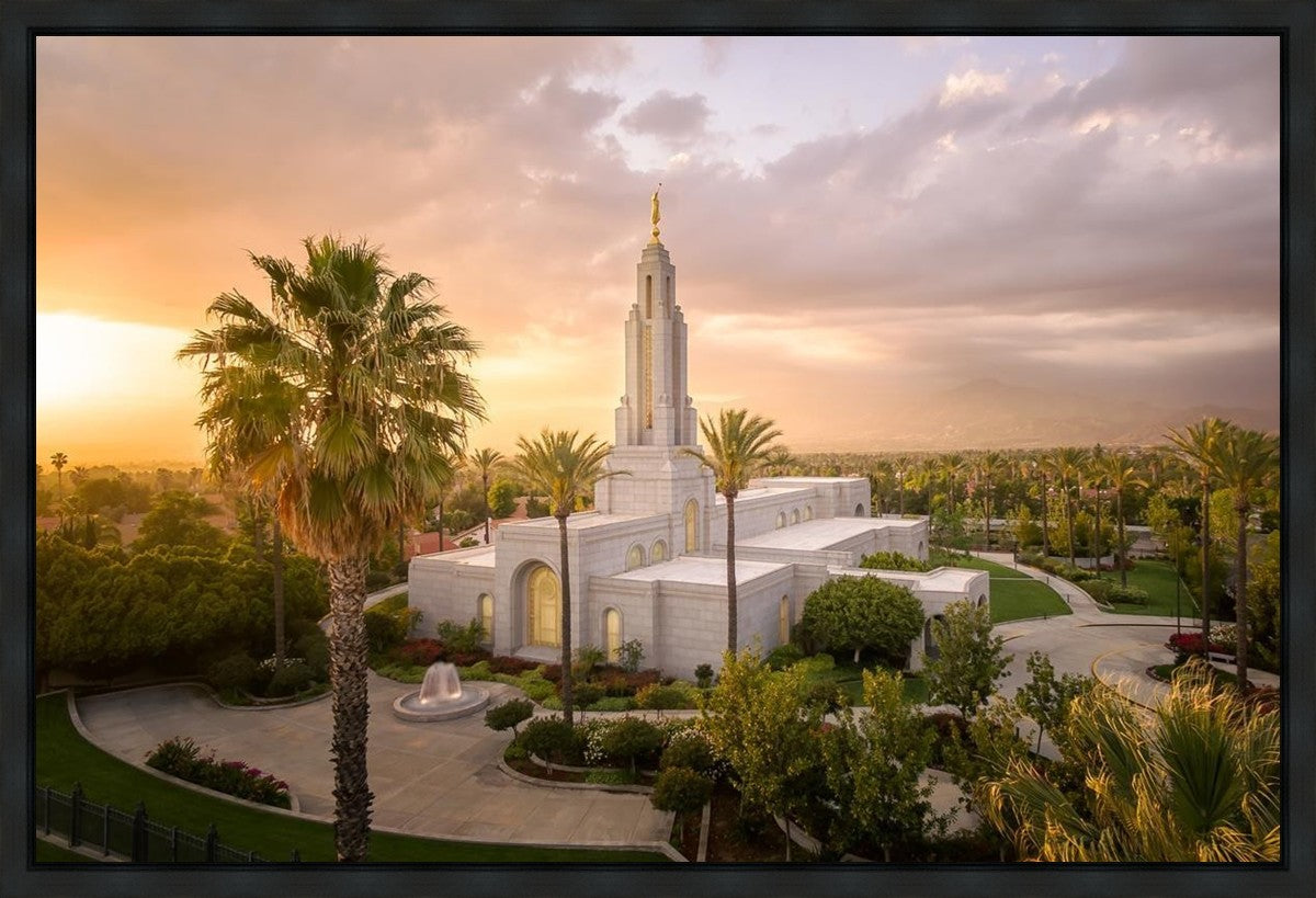 Redlands Golden from on High Gallery Wrap