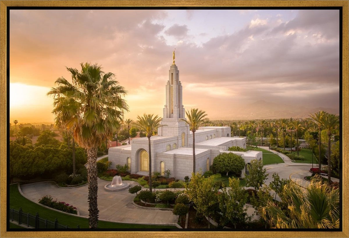Redlands Golden from on High Gallery Wrap