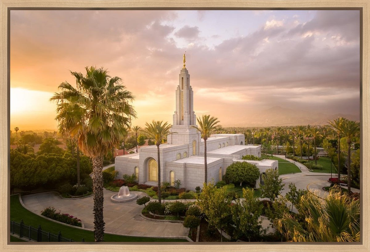Redlands Golden from on High Gallery Wrap