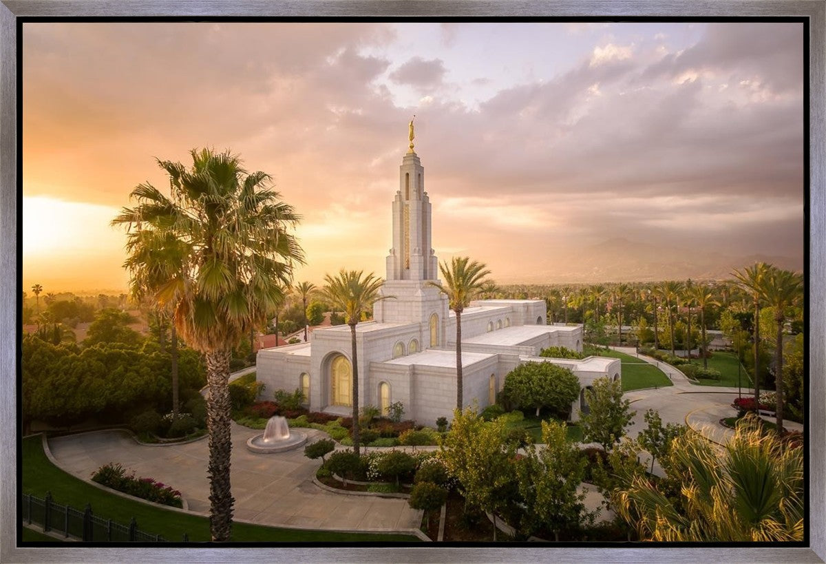 Redlands Golden from on High Gallery Wrap