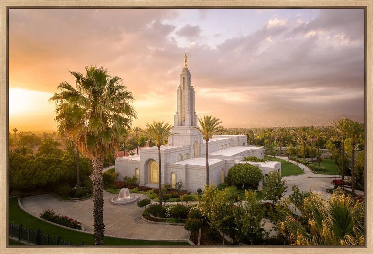 Redlands Golden from on High Gallery Wrap