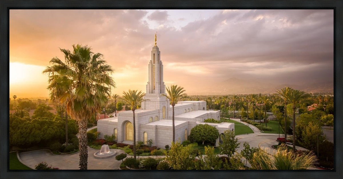 Redlands Golden from on High Gallery Wrap