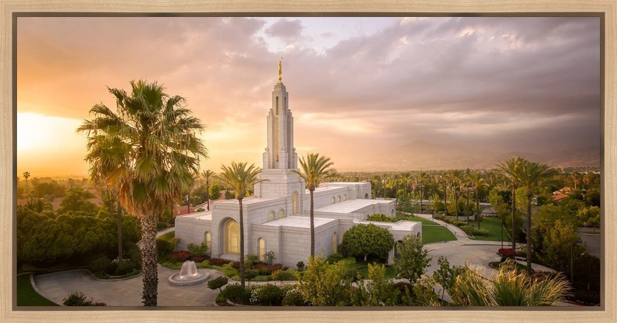 Redlands Golden from on High Gallery Wrap