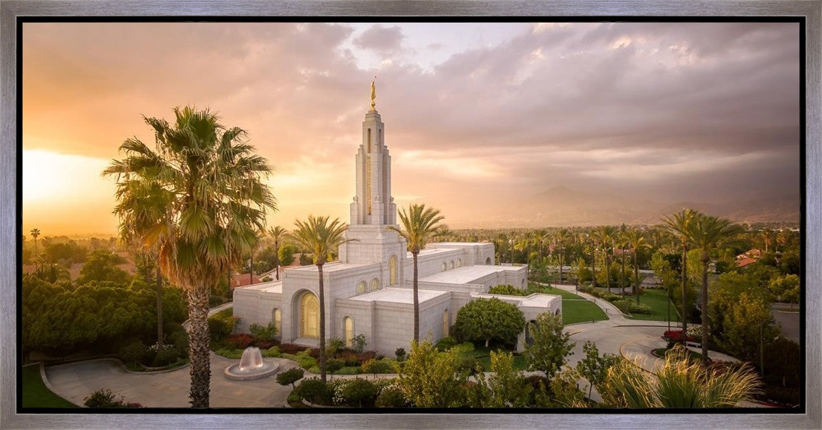 Redlands Golden from on High Gallery Wrap