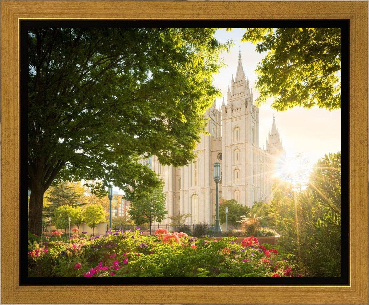 Salt Lake - The Lord is My Light Gallery Wrap