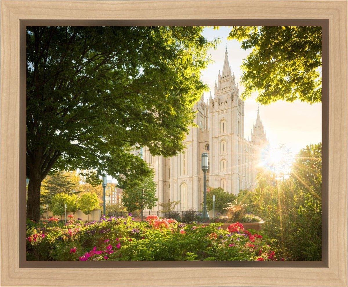 Salt Lake - The Lord is My Light Gallery Wrap