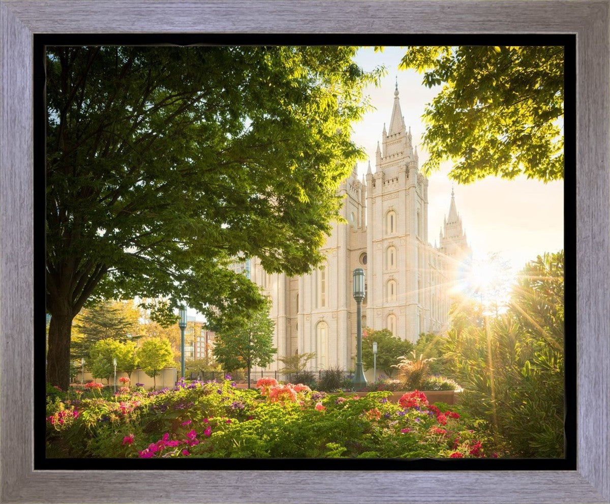 Salt Lake - The Lord is My Light Gallery Wrap