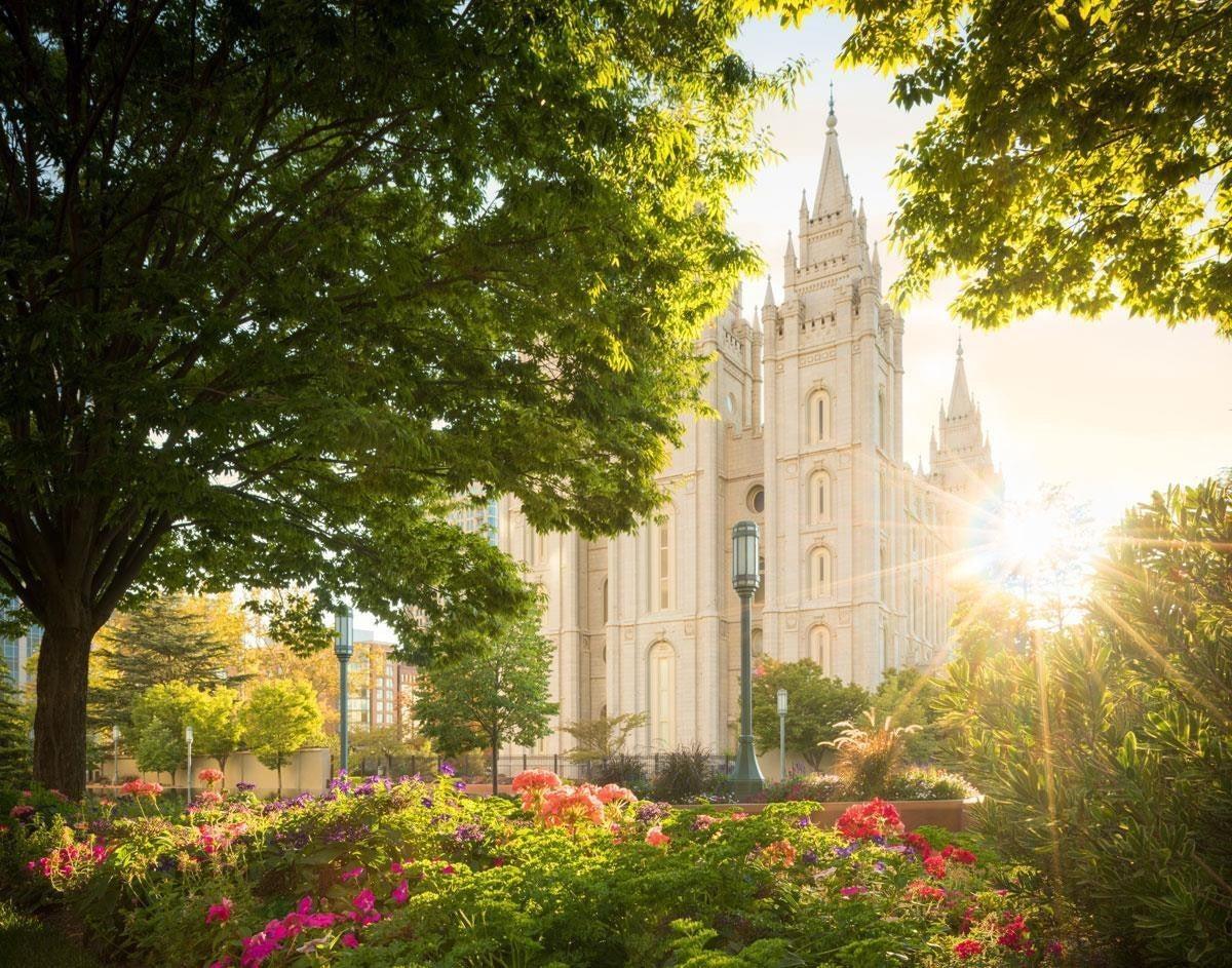Salt Lake - The Lord is My Light Gallery Wrap
