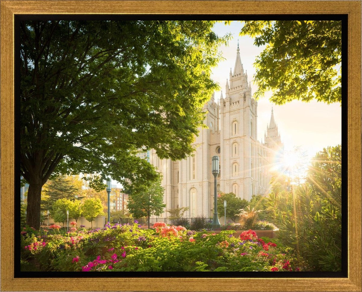 Salt Lake - The Lord is My Light Gallery Wrap