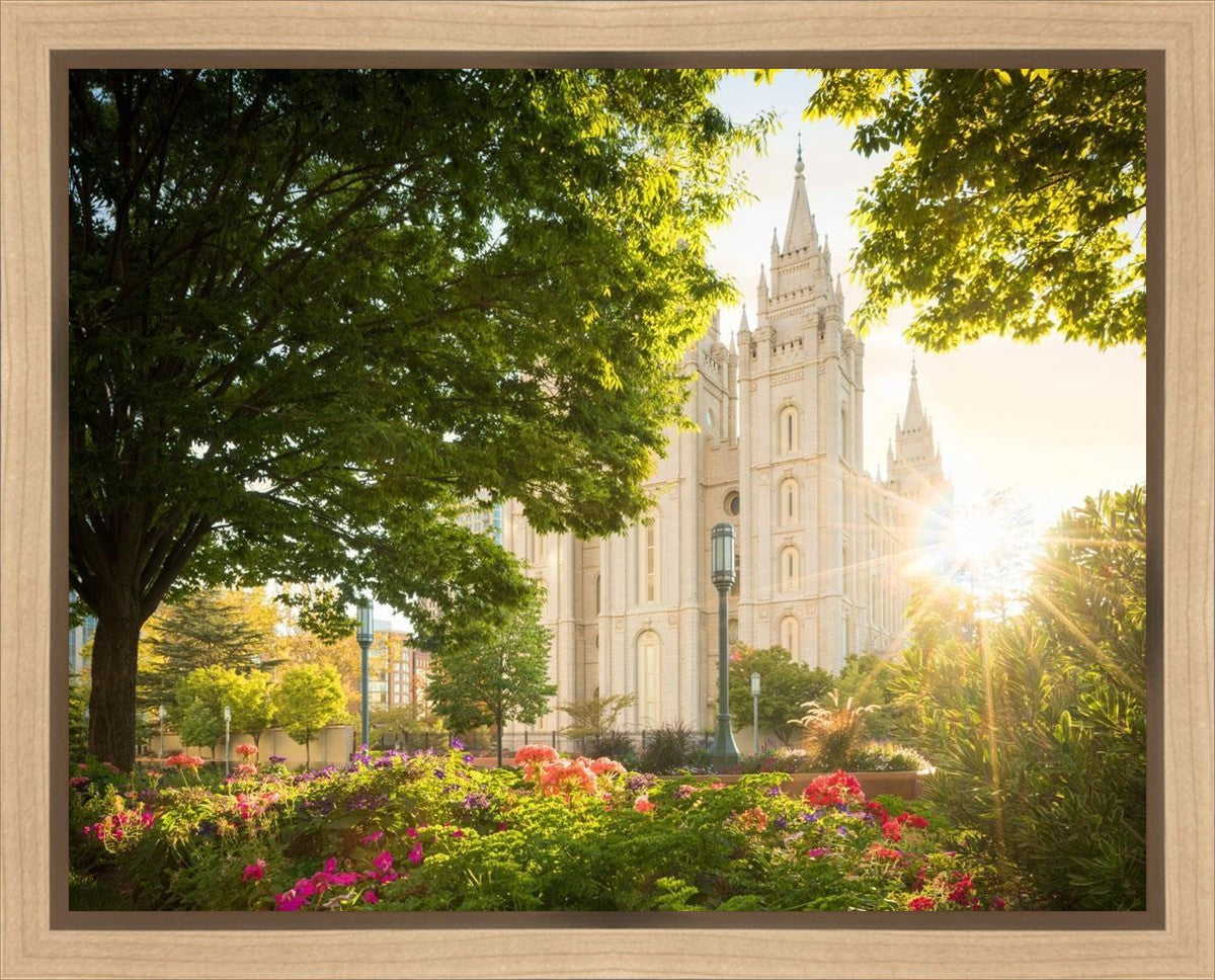 Salt Lake - The Lord is My Light Gallery Wrap