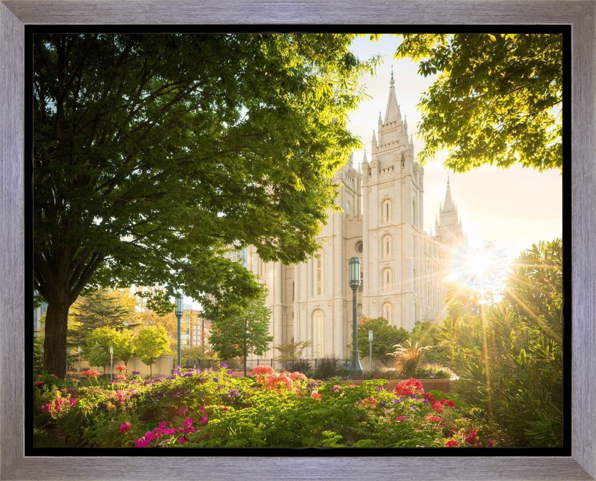 Salt Lake - The Lord is My Light Gallery Wrap