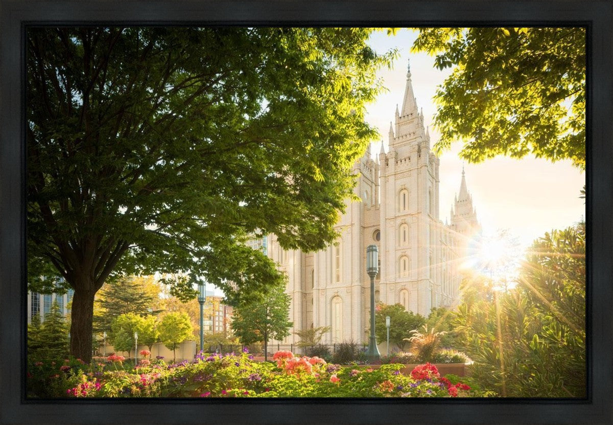 Salt Lake - The Lord is My Light Gallery Wrap