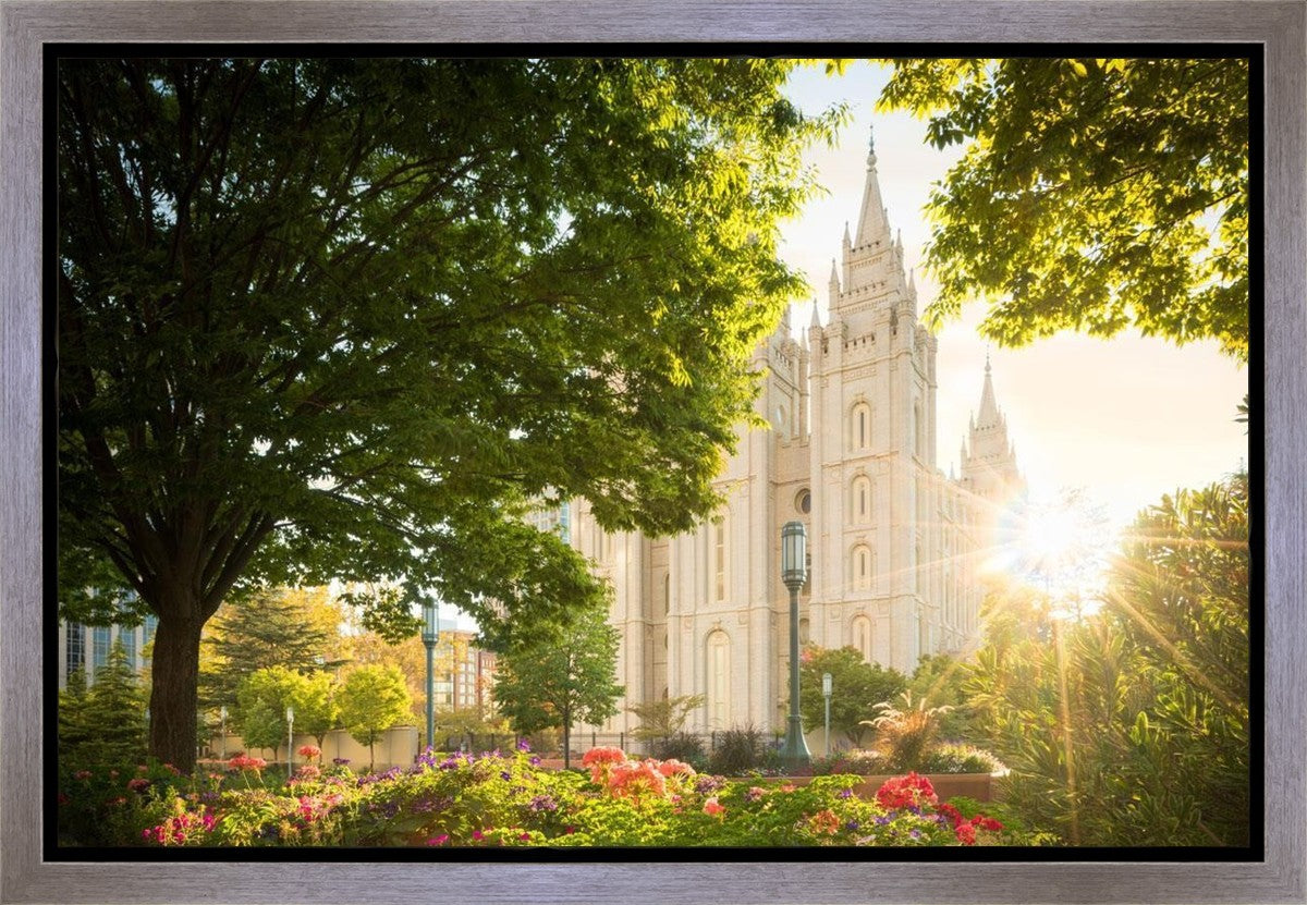 Salt Lake - The Lord is My Light Gallery Wrap