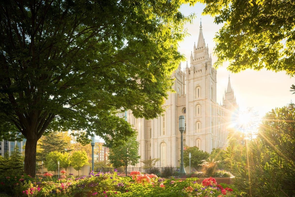 Salt Lake - The Lord is My Light Gallery Wrap
