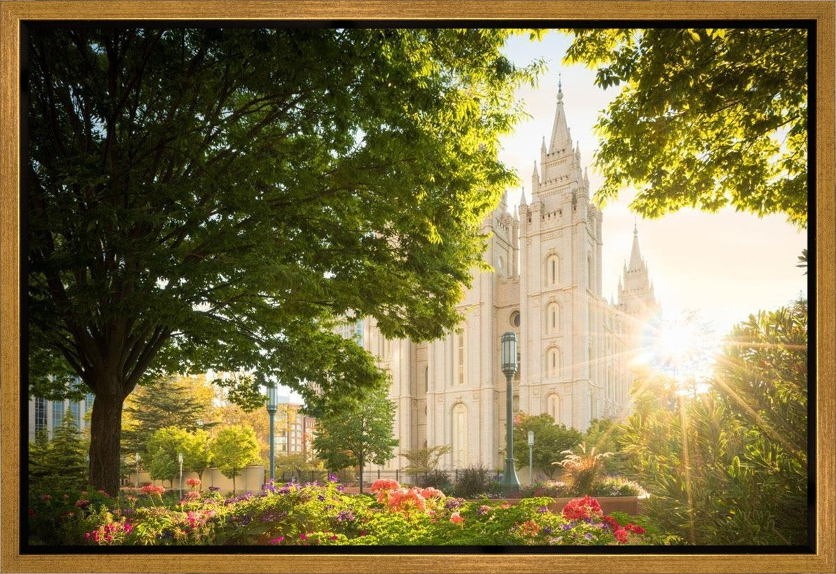 Salt Lake - The Lord is My Light Gallery Wrap
