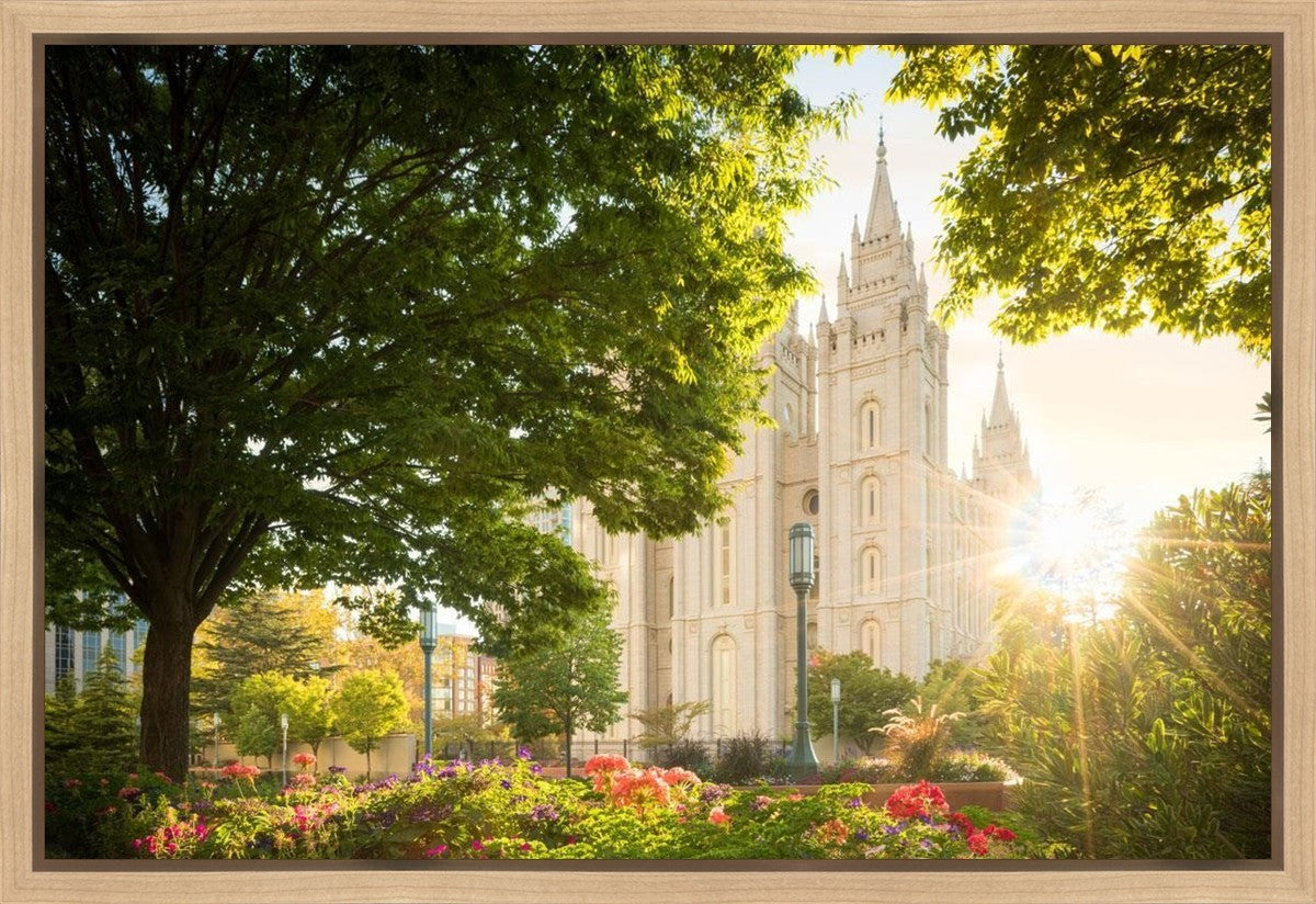 Salt Lake - The Lord is My Light Gallery Wrap