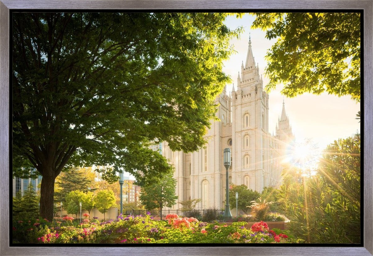 Salt Lake - The Lord is My Light Gallery Wrap