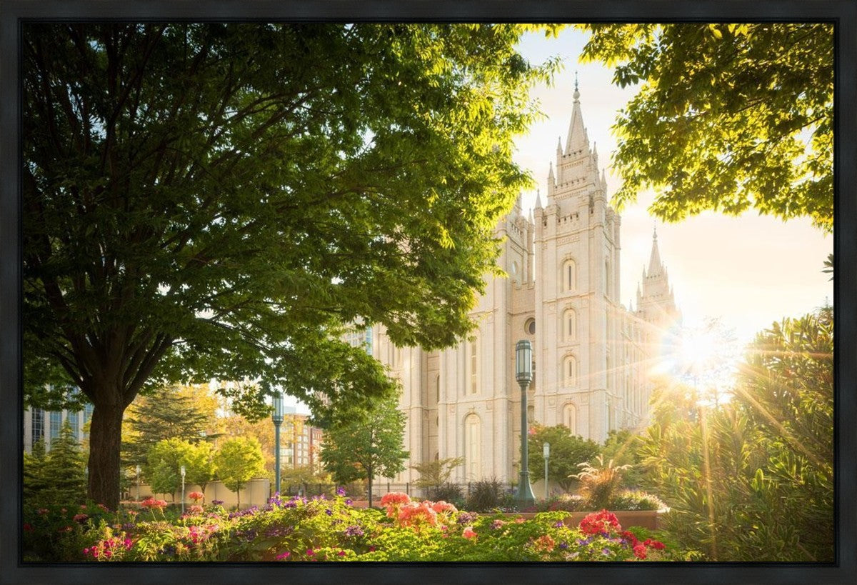 Salt Lake - The Lord is My Light Gallery Wrap