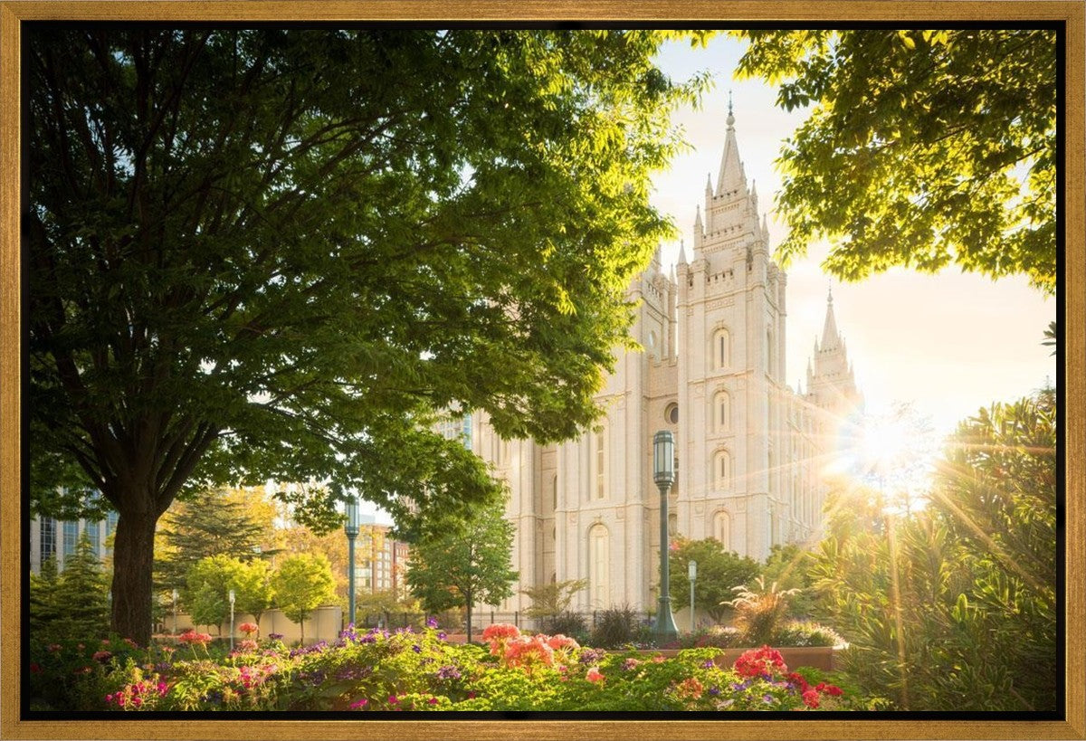 Salt Lake - The Lord is My Light Gallery Wrap