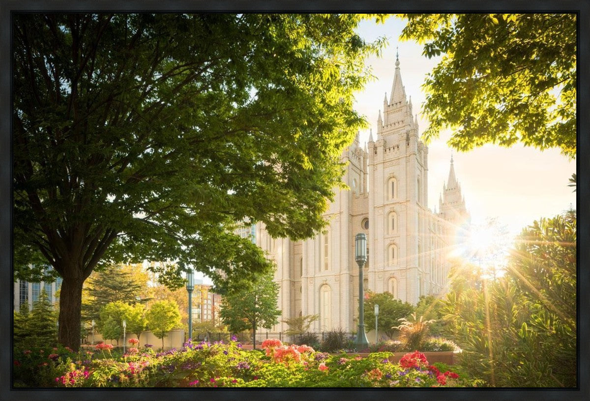 Salt Lake - The Lord is My Light Gallery Wrap