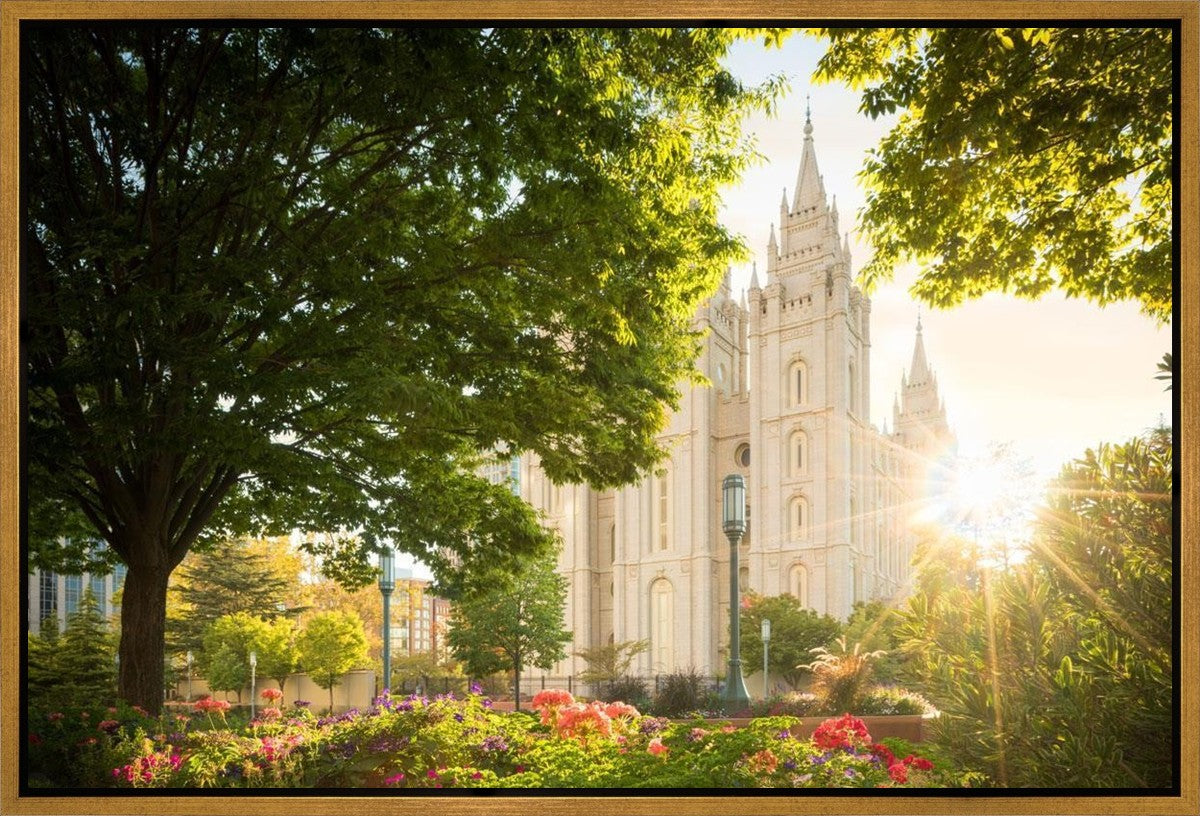 Salt Lake - The Lord is My Light Gallery Wrap