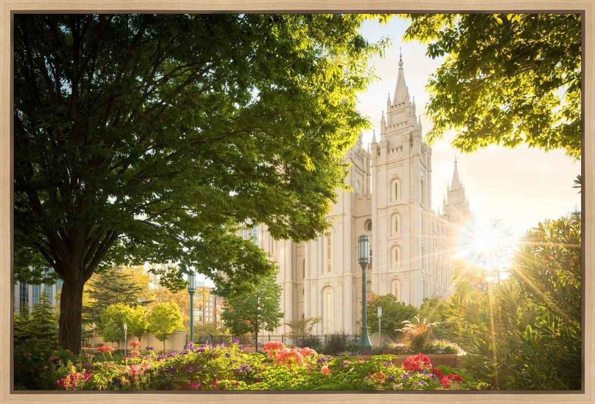 Salt Lake - The Lord is My Light Gallery Wrap
