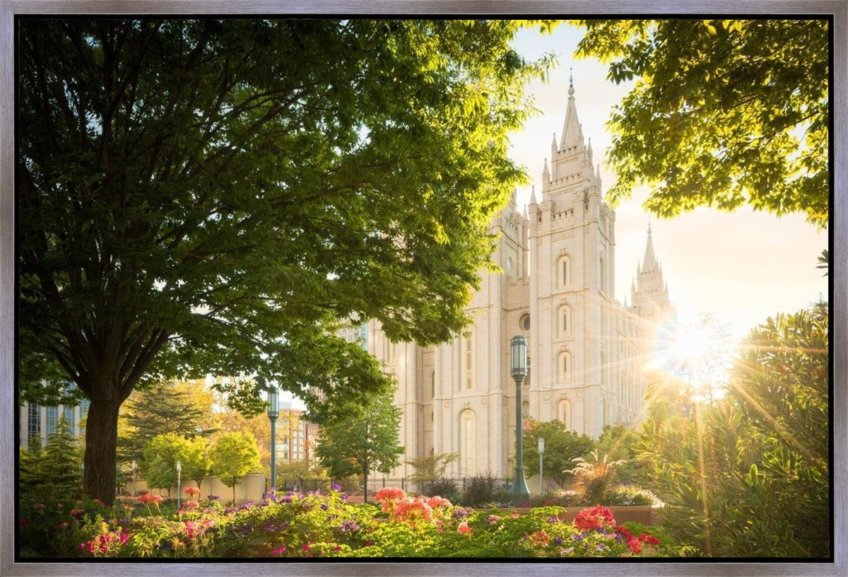 Salt Lake - The Lord is My Light Gallery Wrap