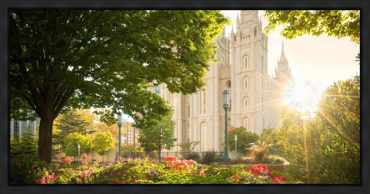 Salt Lake - The Lord is My Light Gallery Wrap